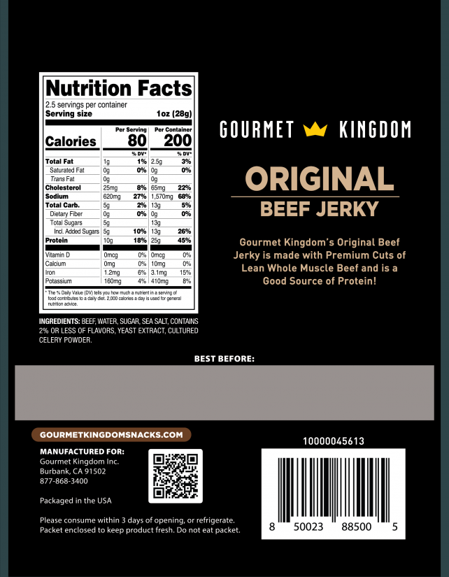 Original Beef Jerky - 2.5oz - Image 2