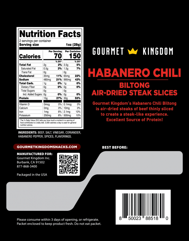 Habanero Chili Biltong - Image 2
