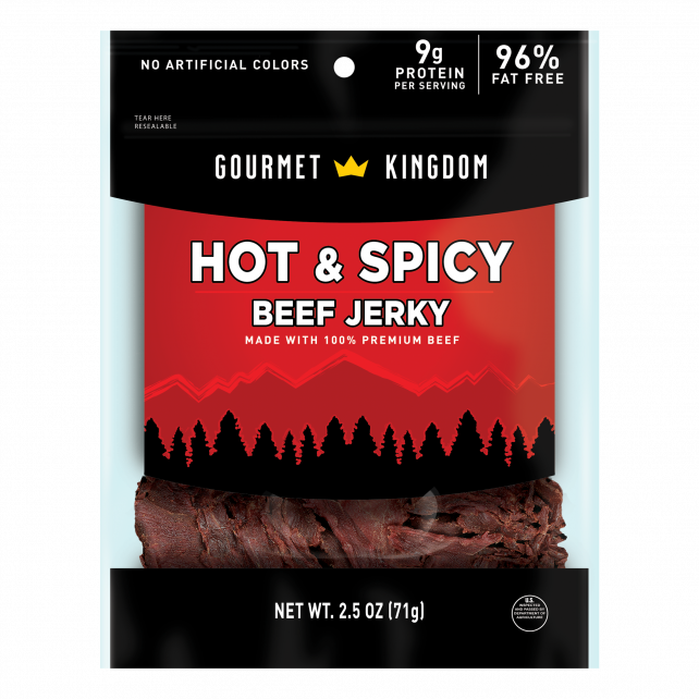 Hot & Spicy Beef Jerky - 2.5oz
